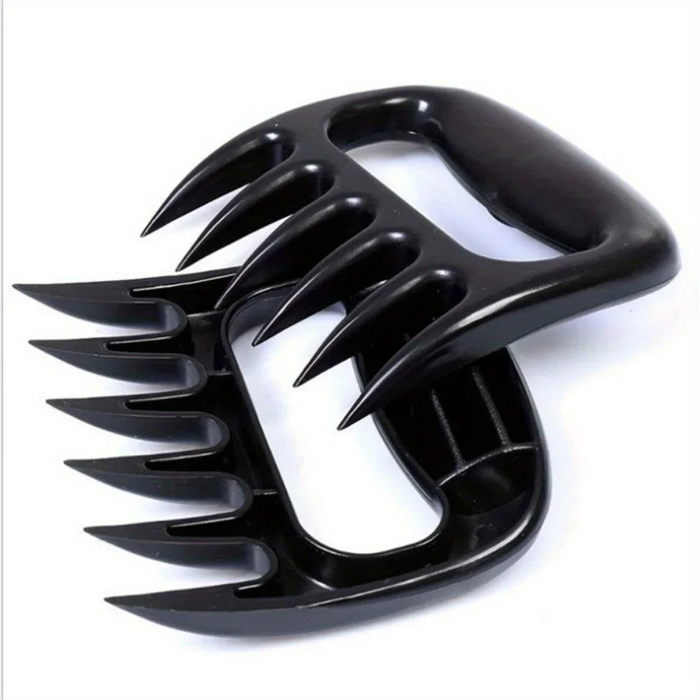 Transform Your Cooking with 2PCS Quick Ripper Black Bear Claw Meat Splitters - The Ultimate Multi-Purpose Meat Handling Tool!