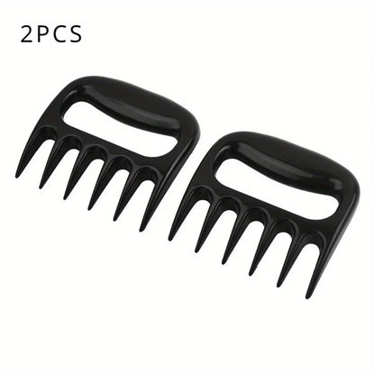 Transform Your Cooking with 2PCS Quick Ripper Black Bear Claw Meat Splitters - The Ultimate Multi-Purpose Meat Handling Tool!