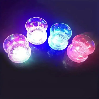 Illuminate Your Drink with the Colorful Glowing Pineapple Cup - 200ml Inductive Light-Up Beer Glass for KTV Bars