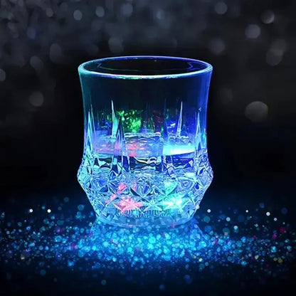 Illuminate Your Drink with the Colorful Glowing Pineapple Cup - 200ml Inductive Light-Up Beer Glass for KTV Bars