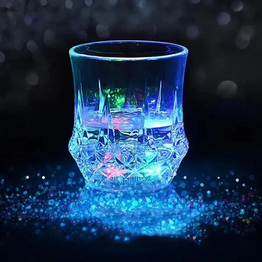 Illuminate Your Drink with the Colorful Glowing Pineapple Cup - 200ml Inductive Light-Up Beer Glass for KTV Bars