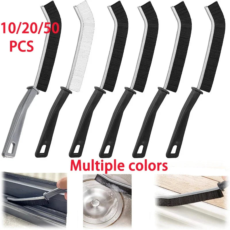 Revitalize Your Home with Our 10/20/50 Pcs Hard-Bristled Crevice Cleaning Brush Set – The Ultimate Grout and Tile Cleaner!
