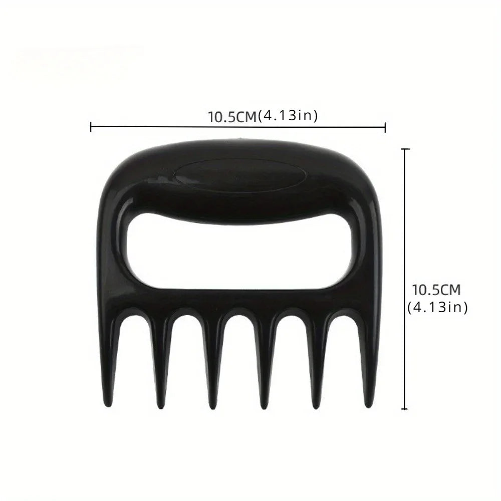Transform Your Cooking with 2PCS Quick Ripper Black Bear Claw Meat Splitters - The Ultimate Multi-Purpose Meat Handling Tool!
