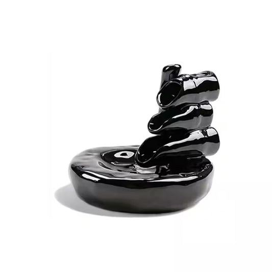 Waterfall Incense Burner with 20-Sandalwood Cones, Home Decor Fountain