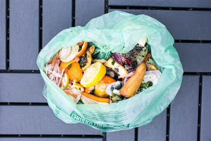 (USA), the Original Compostable Bag, 13 Gallon, 48 Total Count, 100% Certified Compostable Kitchen Food Scrap Bags, Kitchen Compost Trash Bin Compatible